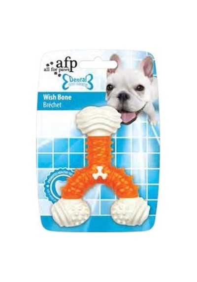 Afp Üç Köşeli Sapan Dental Kemik Köpek Oyuncağı 12.5 x 12 x 3 CM