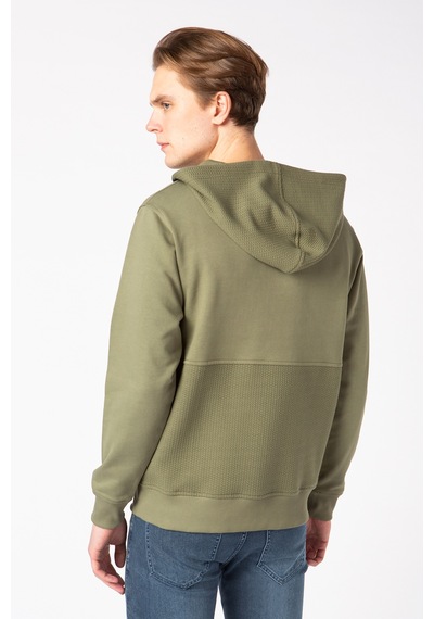 Vigoss Erkek Kapşonlu Sweatshırt 62136-30034 - Haki