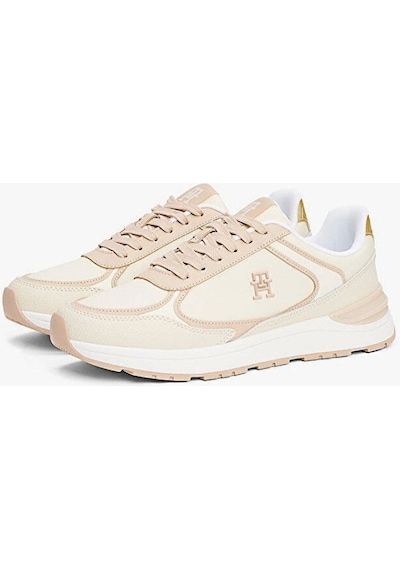 Tommy Hilfiger Kadın Casual Fashion Runner Sneaker Pembe Çok Renkli