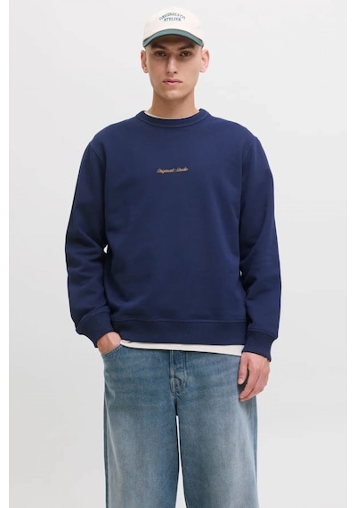 Jack & Jones Jornorrebro Erkek Sweatshirt Lacivert