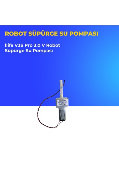 İlife V3s Pro 3.0 V Robot Süpürge Su Pompası