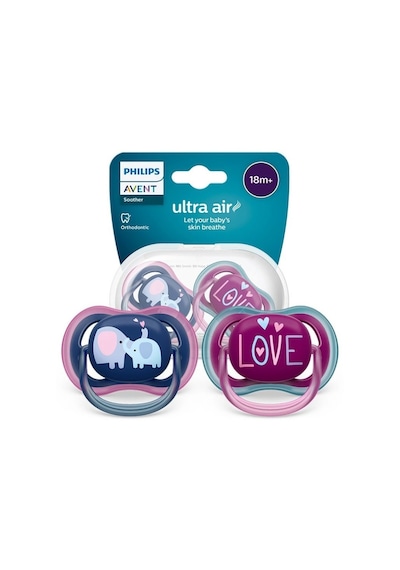 Philips Avent Ultra Air Emzik +18 Ay 2li Kız Scf349/22 Çok Renkli