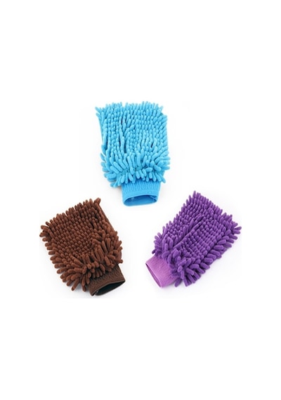 Mikrofiber Temizlik Eldiveni - Araç Yı Eldiveni Oto Yı Temizleme Cila Eldiveni