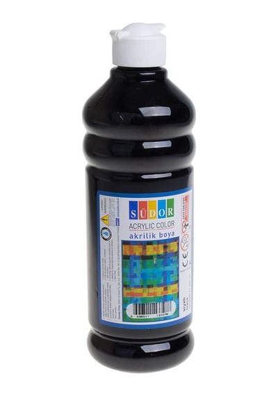 Südor Akrilik Boya Siyah 500Ml Sd1009-14