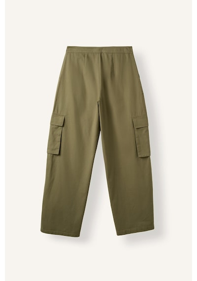 Defacto %100 Pamuk Kargo Fit Cepli Düğmeli Bel Jogger Paça Pantolon I5615ax26aukh344 Haki-kh344