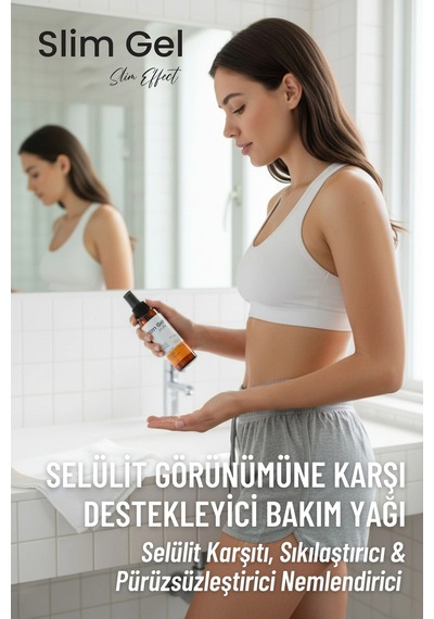 Selülit Karşıtı Sıkılaştırıcı & Pürüzsüzleştirici Nemlendirici Vücut Bakım Yağı