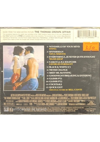 The Thomas Crown Affair Soundtrack Cd