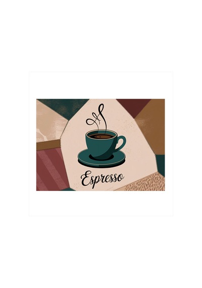 Espresso Zamanı Art Mdf Tablo