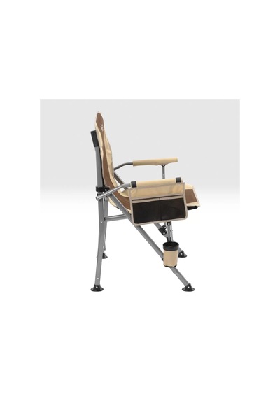 Katlanabilir Kamp Sandalyesi - Argeus Rustic - Kahve/kum - 140kg Taşıma Kapasitesi Çok Renkli