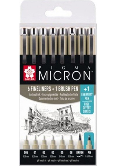 Pıgma Mıcron Set 7+1