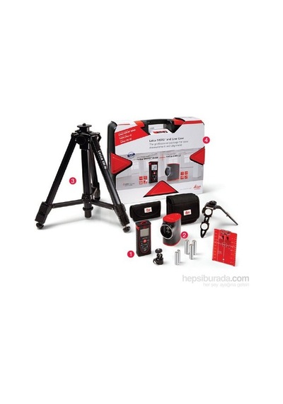 Leica Lino Set Lazer Hizalama Dijital Metre Seti
