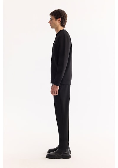 Avva Erkek Siyah Bisiklet Yaka Pamuklu Bi-stretch Baskılı Regular Fit Sweatshirt A52y1210 Avva Erkek Siyah Bisiklet Yaka Pamuklu Bi-stretch Baskılı Regular Fit Sweatshirt A52y1210
