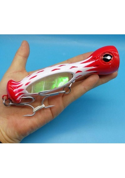 Profisher Jet Popper Akya Ton için Sert Sahte Sahte Yemi 46 G 23