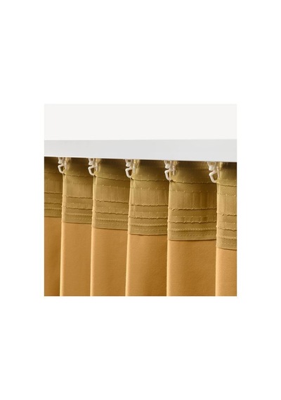Ikea Sanela Fon Perde 140x300 Cm Hardal