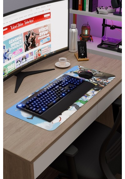 Gintama Anime V3 - 70x30 Xl Gaming Kauçuk Kaymaz Taban Mouse Pad Fare Altlığı