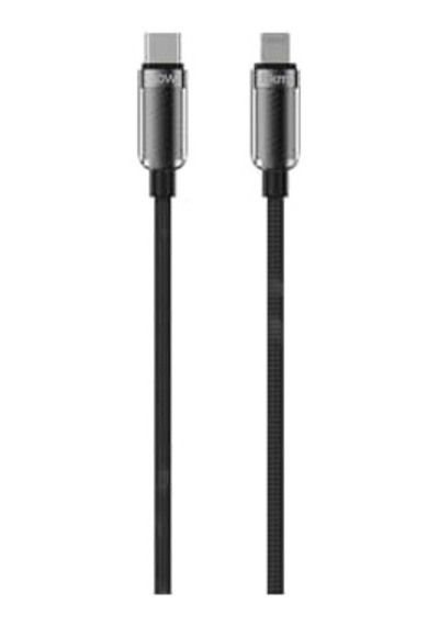 Knıt Glam 30w Hızlı Şarj Destekli, Type-c To Lightning Şarj Ve Data Aktarım Kablosu, 1 Metre, Siyah