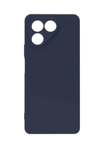 Tecno Pova 7 4g Kılıf Kamera Korumalı Silikon Rubber Arka Kapak Lacivert