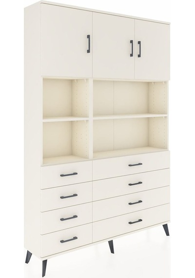 Arges Dolap 8 Raflı 8 Çekmeceli 3 Kapaklı 132x30x195 Aytaşı-a... Aytaşı Arges Dolap 8 Raflı 8 Çekmeceli 3 Kapaklı 132x30x195 Aytaşı-a... Aytaşı
