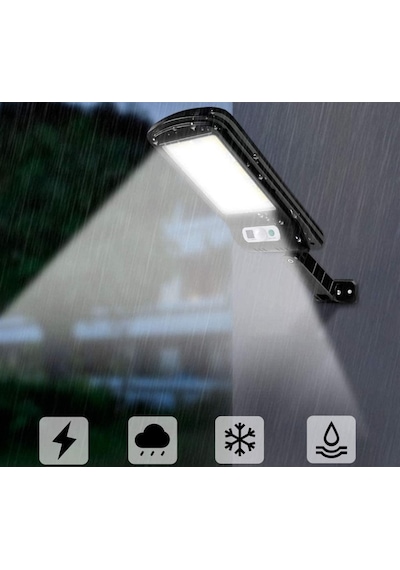Unichrome Hareket Sensörlü 120 Led Solar Bahçe Lambası 3 Modlu Dış Mekan Aydınlatma