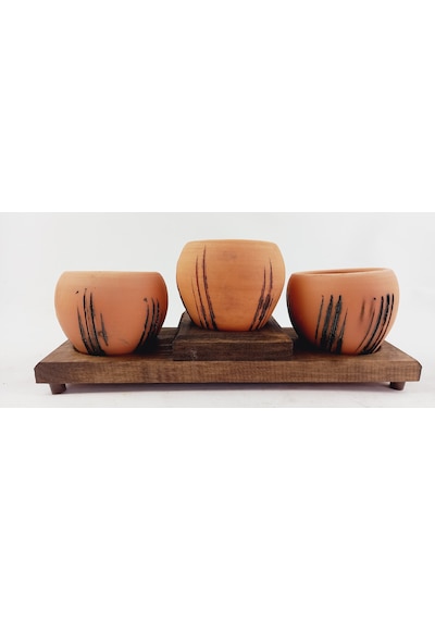 Terracota Model Çoklu Saksıno 3