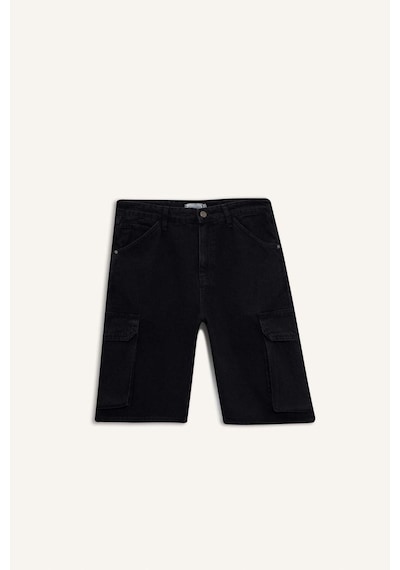 Defacto %100 Pamuk Kargo Fit Jean Bermuda Şort E1380ax25smnm40 Siyah Defacto %100 Pamuk Kargo Fit Jean Bermuda Şort E1380ax25smnm40 Siyah