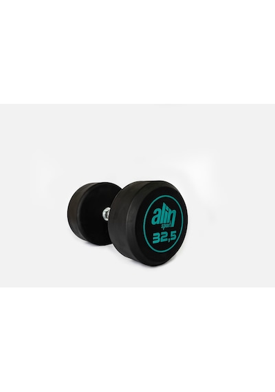 Alinsport Alin Sport 32.5 Kg Kauçuk Kaplı Profesyonel Olimpik Dumbbell Dambıl Yeşil