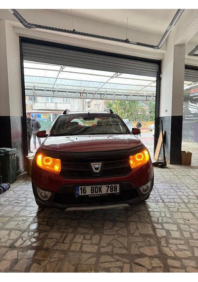 3 İnç Bi Xenon Mercek Kare Model Turuncu Beyaz Angelli Kapak Set