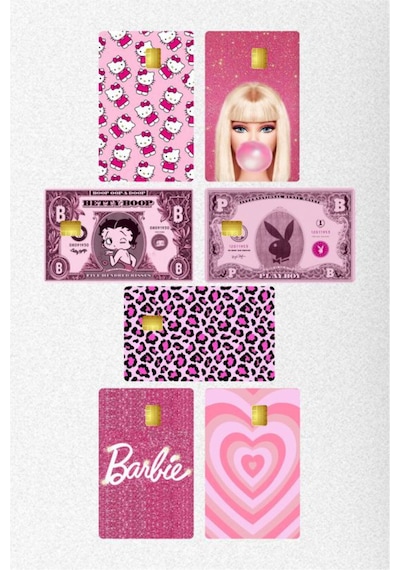 7 Çeşit Kart Kaplama Sticker - Banka & Kredi & Papara & Tosla Ulaşım Kartı Etiketi Diğer