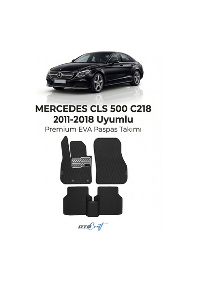 Mercedes Cls 500 C218 2011-2018 Araca Özel 3d Havuzlu Eva Paspas Tam Set 5 Parça