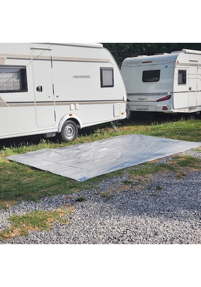 2k 200x250 Cm Su Geçirmez 230gr/m² Karavan Zemin Örtüsü Çok Renkli