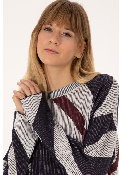 U.S. Polo Assn. Kadın Krem Bisiklet Yaka Kazak 50309642-VR256