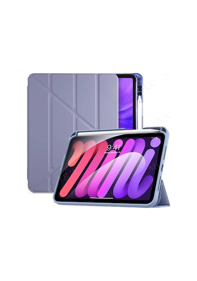 Apple Uyumlu iPad Air 13inç M2 2024 Kılıf Kalem Şarj Bölmeli Case A2898 A2899 A2900