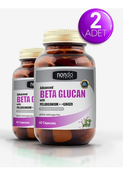 Nondo 60 Kapsül Beta Glucan 2 Adet