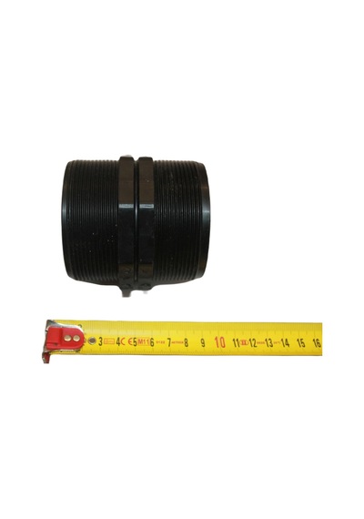 Technoplastic 2.5" x 2.5" Dişli Nipel – Erkek Erkek Bağlantı Parçası – Tarım, Bahçe Sulama, Su Tesisatı Uyumlu