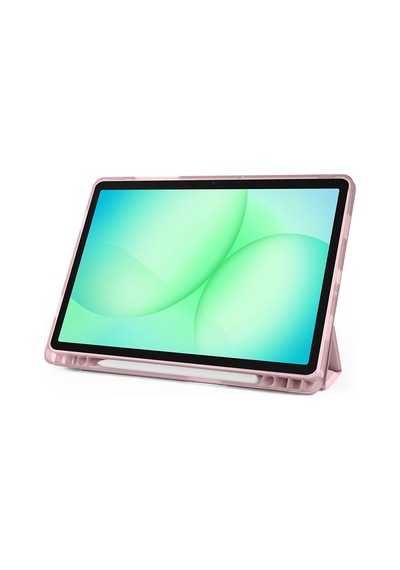 Samsung Galaxy Uyumlu Tab S11 Kılıf Tri Folding Kalem Bölmeli Standlı Kılıf Arka Kapak