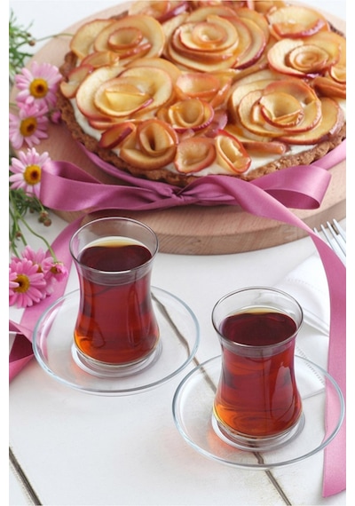 Lav Duru Cam Çay Bardağı 6 Kişilik 155 ml