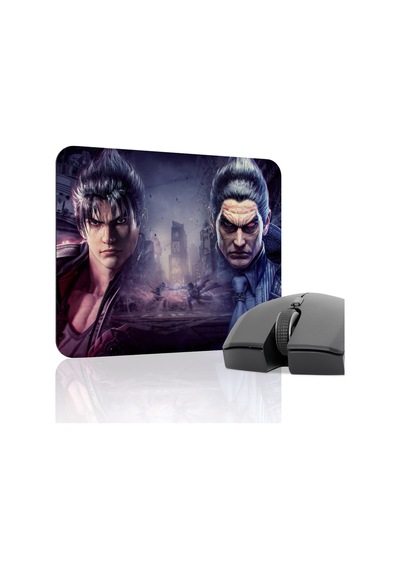 Tekken Kaymaz Dikişli Kauçuk Oyuncu Mousepad V3 - 22x18 Gaming Mouse Pad Fare Altlığı