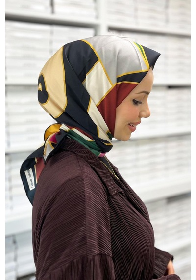Pierre Cardin Tivil Eşarp - Polyester Twill Kumaş - 8246799-912 912 Çok Renkli 912 Çok Renkli