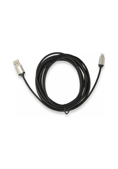 Büro Ev Ofis Cep Telefonu İçin Siyah 3mt Usb To Apple Uyumlu iOS Data Şarj Kablosu