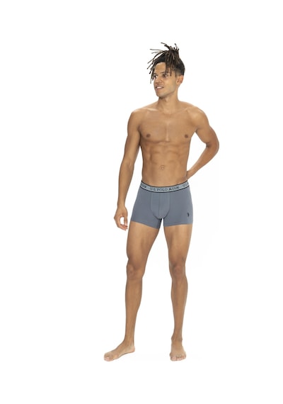 U.s. Polo Assn. 80540 Siyah - Bordo - Antrasit 3 Lü Boxer Siyah - Bordo - Antrasit