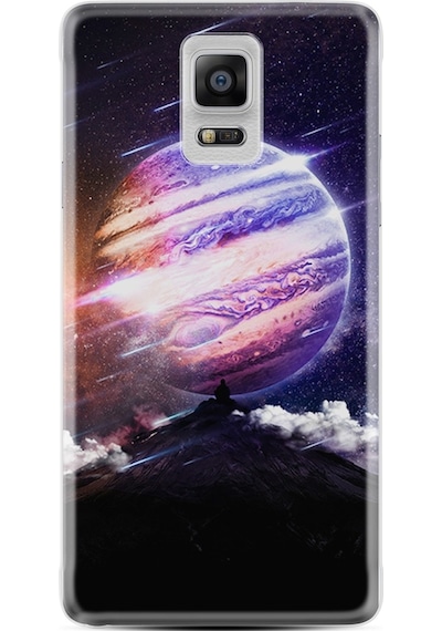 Samsung Galaxy Uyumlu Note 4 Kılıf Silikon Super Planet 1797