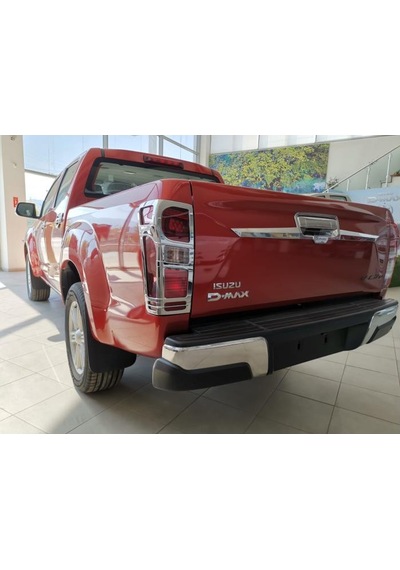 Isuzu D-Max 2017 Sonrası Arka Bagaj Açma Nikelaj 3 Parça Kh77