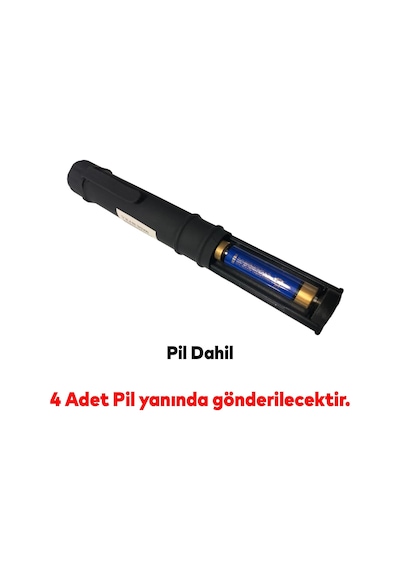 Pil Hediyeli Portatif Mıknatıslı Pilli Küçük El Feneri Kamp Lambası Işıldak Fener Led Lamba 1 Adet