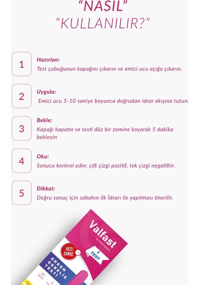 Hamilelik Planlama Seti - 5 Adet Ovulasyon Yumurtlama + 2 Adet Erken Gebelik Testi