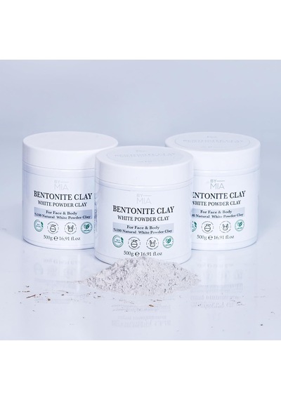 Yüz Ve Vücut Bentonit Kili%100 Natural Doğal Beyaz Toz Kil 500 Gr Diğer