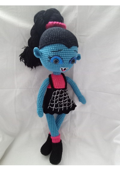 Mavi Vampir Bebek Amigurumi