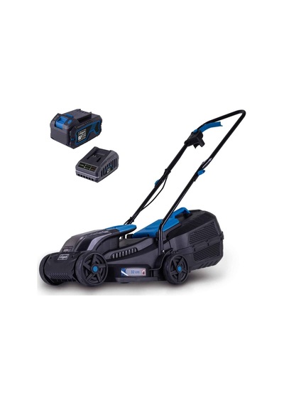 Akülü Çim Biçme Makinesi Bc-mp320-x 20v Fırçasız Akülü Çim Biçme Makinesi 32 Cm Kesme Genişliği 250 300 M2 İçin 20 60 Mm Kesme Yüksekliği Ayarı 30 L Sepet 20 V-ıxes Serisi 4