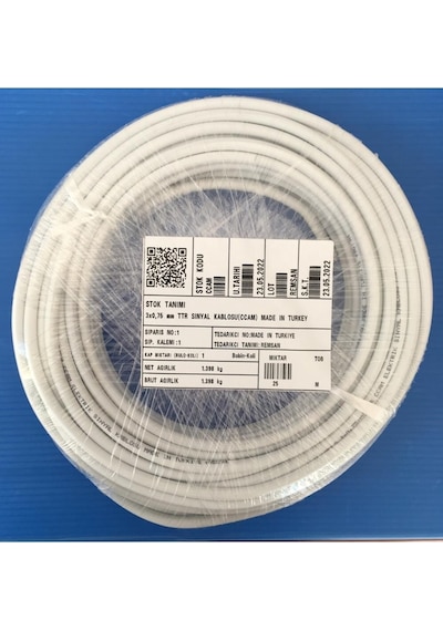 3x0,75 Mm2 Ttr Cca Kablo - Tam Kesit 25 Mt 1