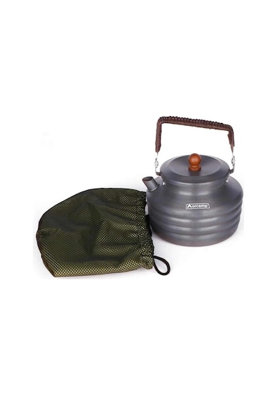 Orcamp Lüks Kamp Çaydanlığı 1.5 Lt Gri