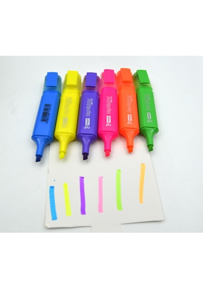 Mikro Fosforlu Kalem Canlı Renkler Mk-701 Sarı